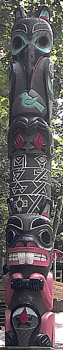 Camp Fire totem pole, Montgomery Co., Maryland