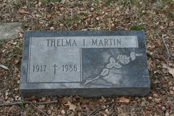 Thelma Martin's grave marker