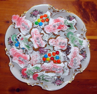 "Sugar bomb cookies,"  Christmas Eve 2008