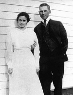 wedding photo, George Irvin Beard and Bernice Griffith