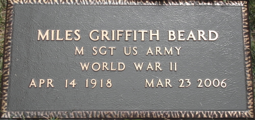 memorial marker provided by Dept. of Veterans Affairs